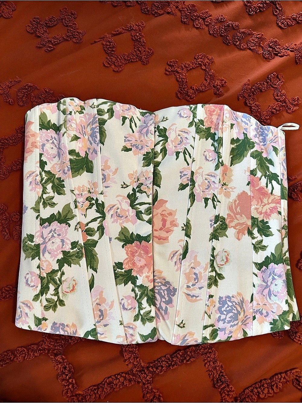 Zara Floral Mini Skirt in Multicolor Size Small Like New